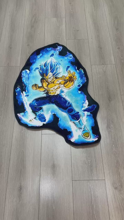 "Alfombra Evolución Vegeta Blue"